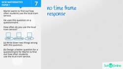 GCSE Secondary Maths Age 13-17 - Probability & Statistics: Questionnaire - Explained Instructional Video