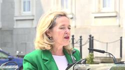 Michael McGrath meets with European Investment Bank Group president Nadia Calvino News Clip