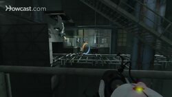 Portal 2 Walkthrough / Chapter 5 - Part 2: Replacing the Turret Template Instructional Video