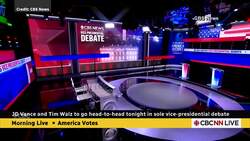 Tim Walz, J.D. Vance to face off in sole U.S. VP debate News Clip