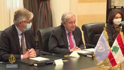 Guterres commits UN support to Lebanon, calls for timely election News Clip