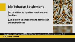 Tobacco companies could pay billions to provinces, smokers in proposed deal Instructional Video