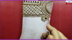 Backhand Arabic Designer Mehandi Tutorial Instructional Video