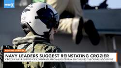 Navy Leaders Recommend Reinstating USS Theodore Roosevelt Captain News Clip