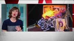 Sex Pistols memorabilia burned in London News Clip