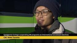 Centennial College suspending 49 programs as international enrolment declines News Clip