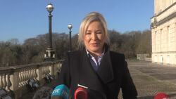 Northern Ireland politicians hold vigil for Ashling Murphy at Stormont News Clip