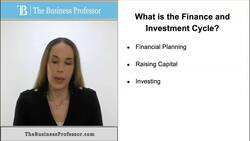 Auditing - What is the Finance and Investment Cycle Instructional Video