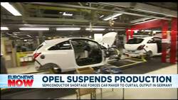 German carmaker Opel puts brakes on production amid microchip shortage News Clip