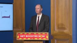 England's chief medical officer Sir Chris Whitty speaks at Downing Street press conference News Clip