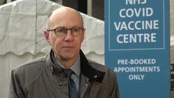 Interview with NHS director Stephen Powis on new mass vaccination centres News Clip
