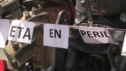 CLEAN : French farmers and truckers block refinery near Lyon News Clip