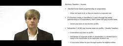 Business Income Taxation: Understanding Partnership, Subchapter S, and Subchapter C Status Instructional Video
