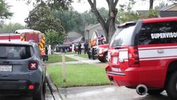 CLEAN : Victims evacuated after 90 people found in Houston home News Clip