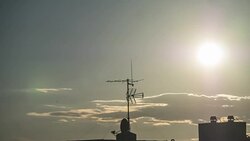 Timelapse with sun over building Stock Footage