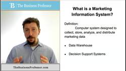 Marketing - What is a Marketing Information System Instructional Video