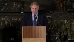 Press Conference with Boris Johnson, Kaja Kallas and Jens Stoltenberg News Clip