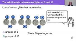 Explain the relationship between multiples of five and ten Instructional Video