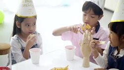 Sweet Food Party Stock Footage