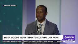 Tiger Woods Inducted Into Golf Hall Of Fame News Clip