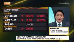 Japanese Yen Is 'Too Cheap,' Lombard Odier Says News Clip