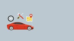 Car servicing and assistance Stock Footage