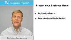 How to Protect Your Business Name Instructional Video