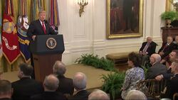 US President Donald Trump praises Medal of Honour recipients Instructional Video