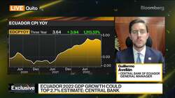 Ecuador Economy Returning to Growth Path, Central Bank Says News Clip