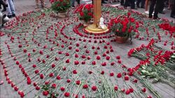 CLEAN : The 15 year anniversary of the Beslan school siege is commemorated News Clip