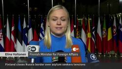 Finland closes land border with Russia News Clip