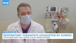 Respiratory Therapists Exhausted By Pandemic Surges News Clip