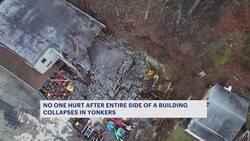 Police: Boulder collapses Yonkers business after apparent mudslide News Clip