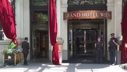 CLEAN : Images of hotel in Austria where world powers will meet on Iran nuclear deal News Clip