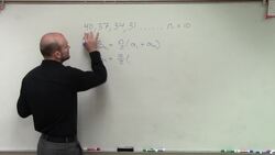 Learn how to find the partial sum of a arithmetic series Instructional Video