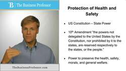 Protection of Health and Safety - US Law Instructional Video