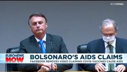 Jair Bolsonaro sanctioned by social media companies for COVID vaccine misinformation News Clip