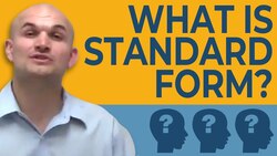 What is standard form of a quadratic Instructional Video