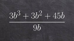 Dividing a trinomial by a monomial Instructional Video