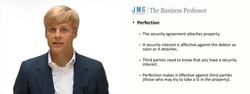 Perfection - Establishing Security Interests Instructional Video