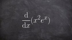 Use the product rule to take the derivative of an exponential equation Instructional Video