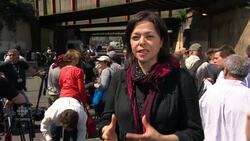 Van driven into crowd near mosque News Clip