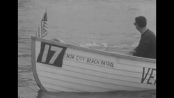 Greta Anderson and Cliff Lumsden win the world professional 25-mile-long distance swim championship in Atlantic City News Clip
