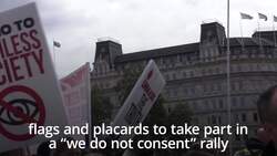 16 people arrested at central London anti-lockdown demonstrations News Clip