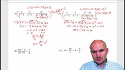 Solve Rational Equations Part 2 Instructional Video