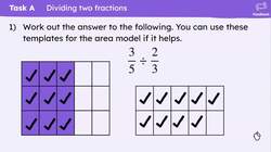 Dividing a fraction by a fraction Instructional Video