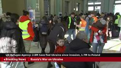 2.8 million people have fled Ukraine, more than half to Poland, UN says News Clip