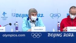 CLEAN : Beijing 2022: IOC president Bach 'very disturbed' by Valieva Olympic performance News Clip