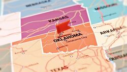 Oklahoma from USA States Stock Footage