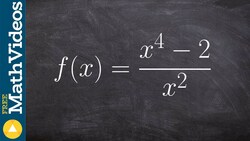 How to find the antiderivative of a rational expression Instructional Video